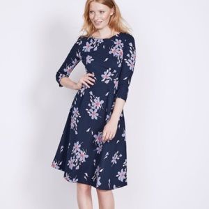 Boden blue floral dress